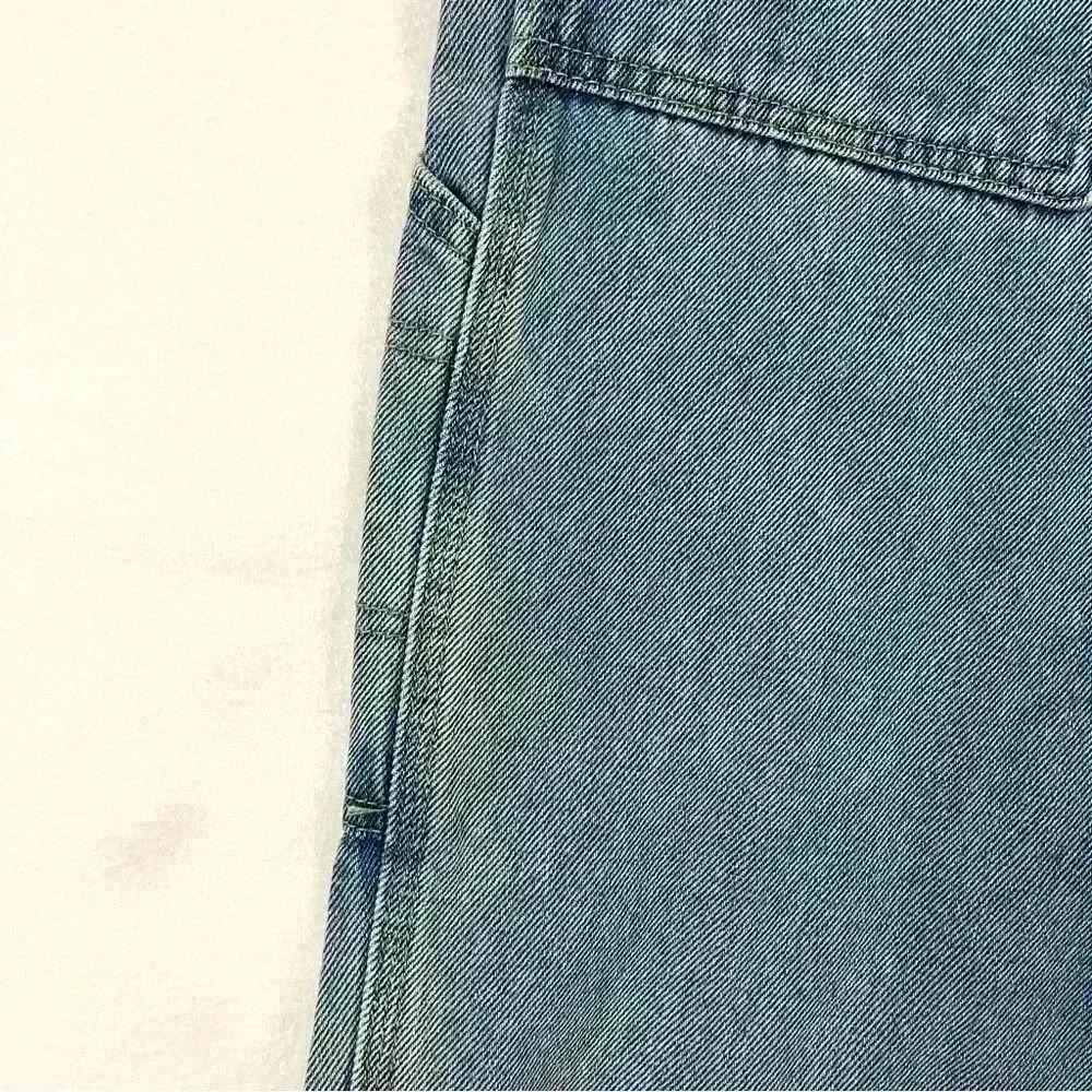 NWT Simple Society Highrise Light Wash Rayon Ankle Carpenter Jeans Size 9/29 - Picture 8 of 16